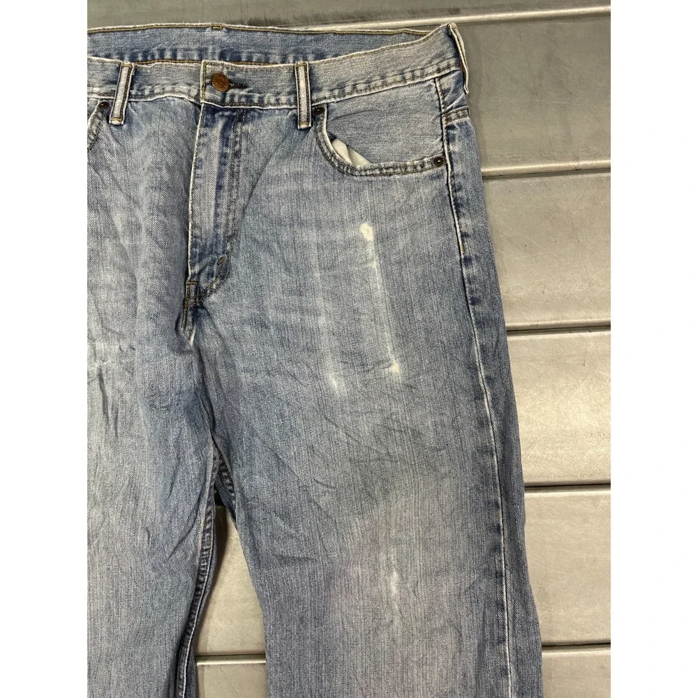 Levis 569 Loose Straight Jeans Mens 36x33 Blue‎ Medium Wash Denim